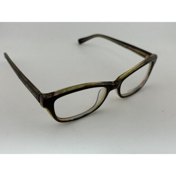 Christian Lacroix - CL1049 198 53-16-140 Green / Brown Plastic Eyeglass Frames - Picture 7 of 7